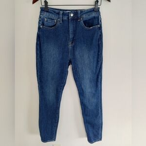 Pistola High Rise Skinny Jeans Size 28 Blue Ankle Neutral Logo Straight
